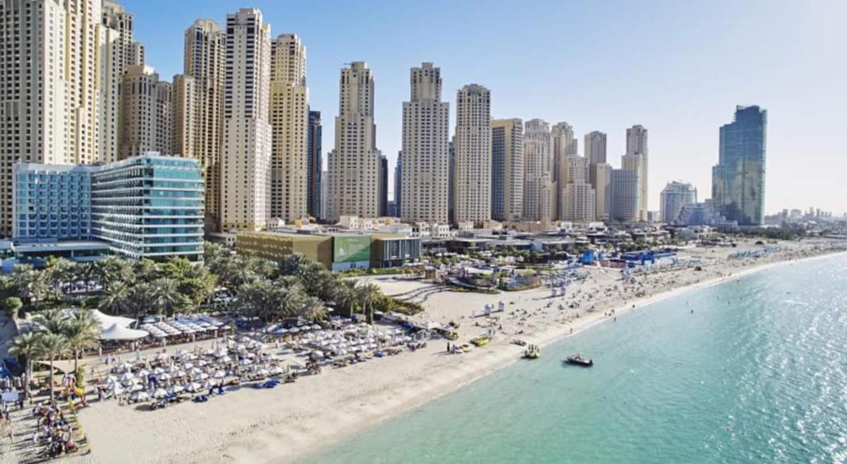 Charming Warm Suite With Amazing Views Of The City Dubai Bagian luar foto